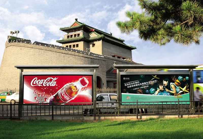 候车亭广告媒体案例-万利官网