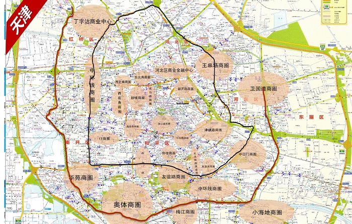 万利官网天津候车亭广告点位图
